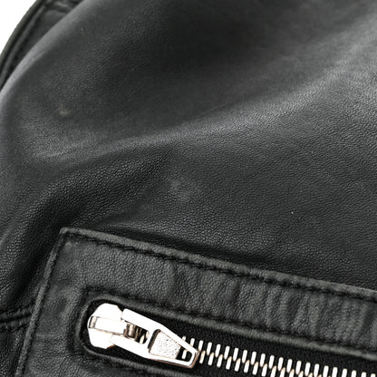 Alexander Wang Lambskin Marti Backpack Bag Washed Black Rhodium Hardware 11 of 17