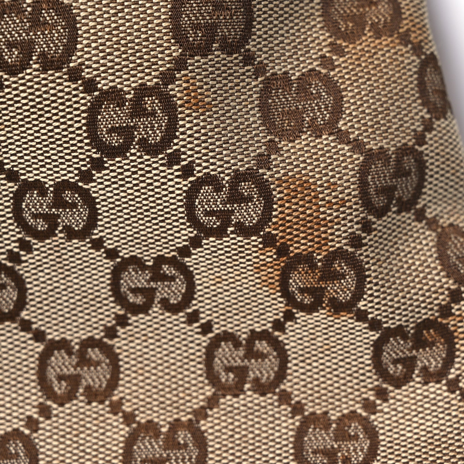 Gucci Monogram Calfskin Perforated Medium Flat Messenger Bag Dark Brown 11 of 17