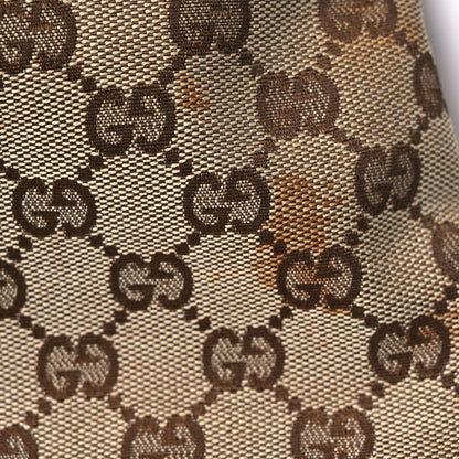 Gucci Monogram Calfskin Perforated Medium Flat Messenger Bag Dark Brown 11 of 17