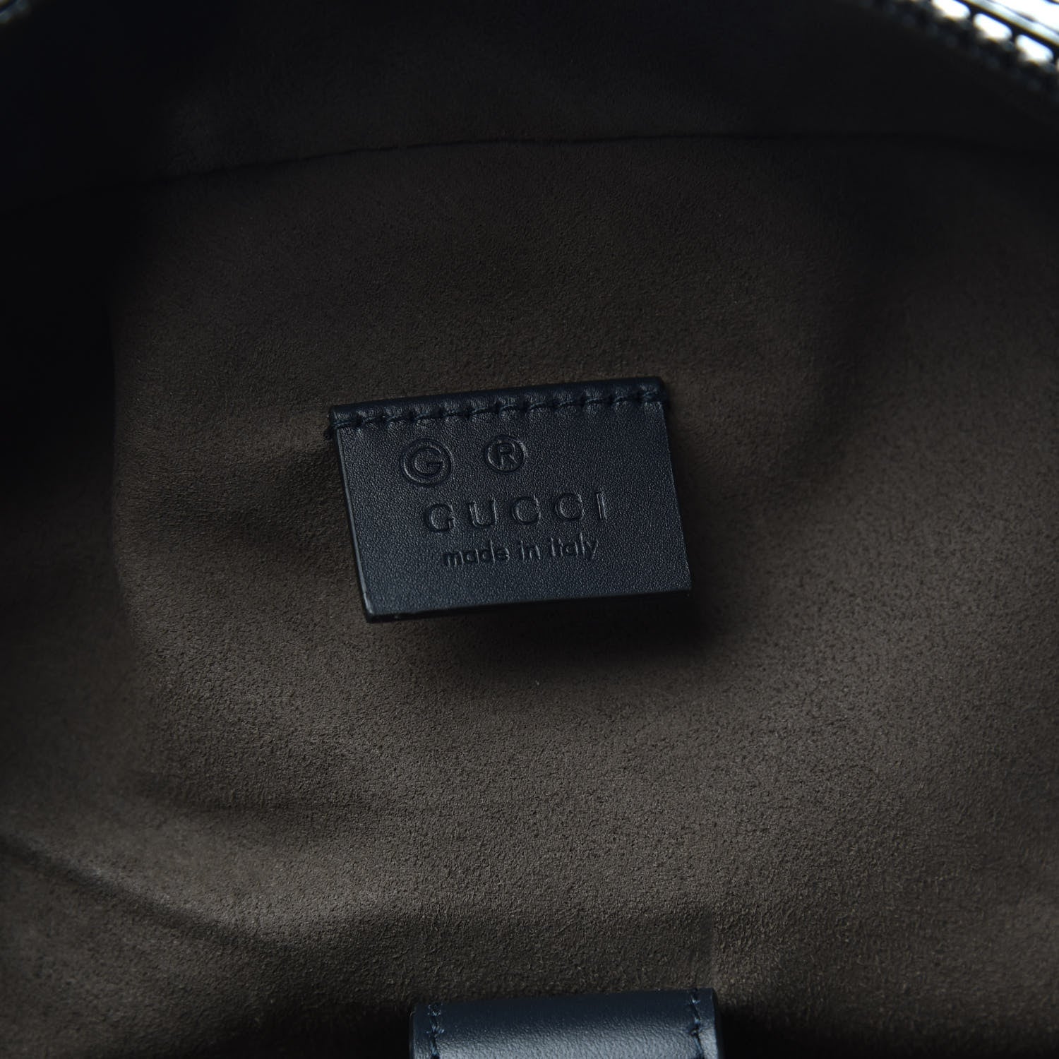 Gucci GG Supreme Monogram Blooms Medium Day Backpack Beige Blue Navy 5 of 9