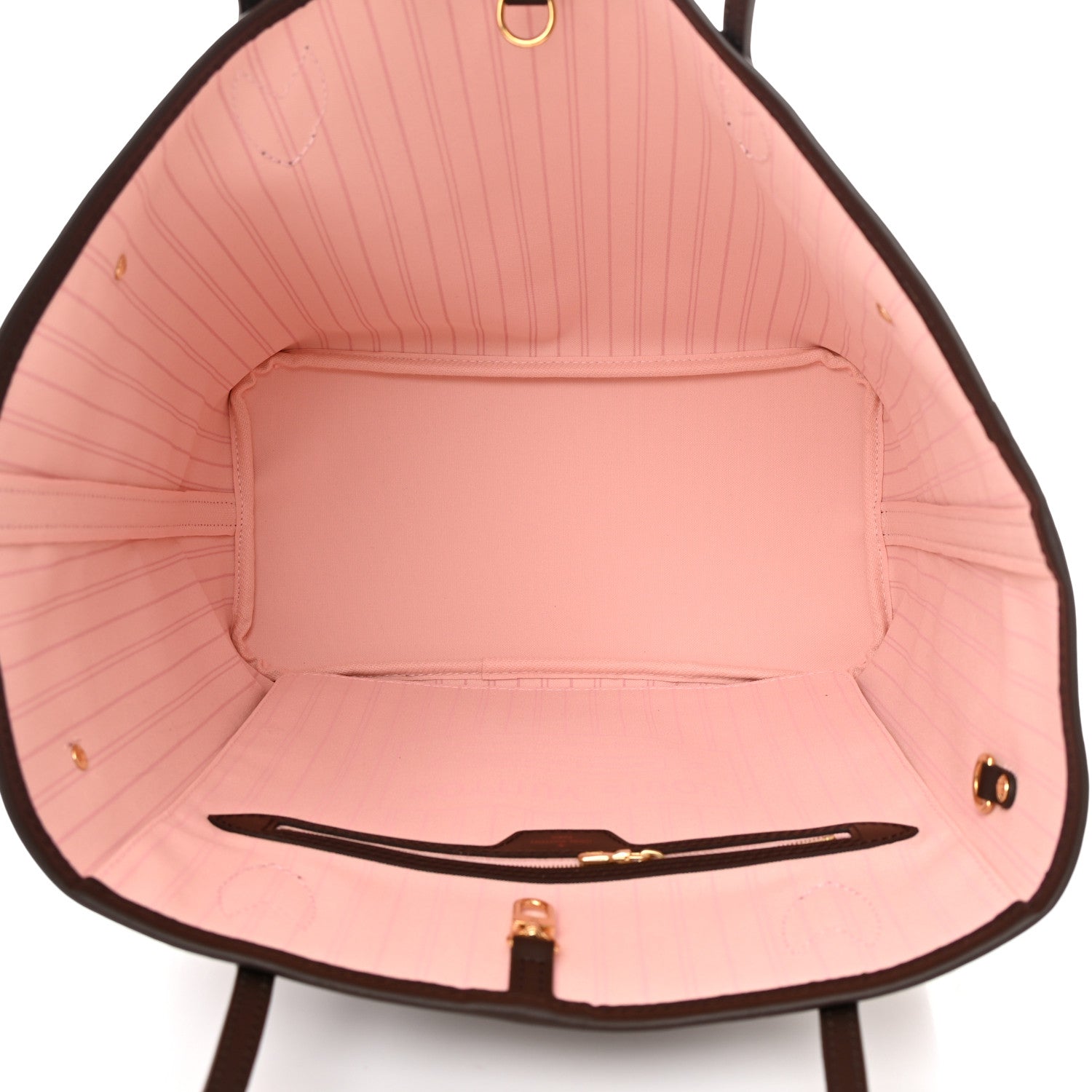 Louis Vuitton Damier Ebene Neo Neverfull MM Rose Ballerine 5 of 9