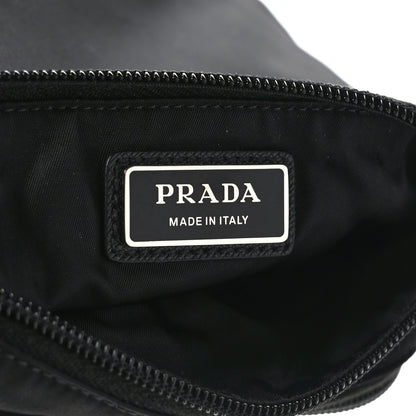 Prada Tessuto Nylon Saffiano Belt Bag Black 5 of 11