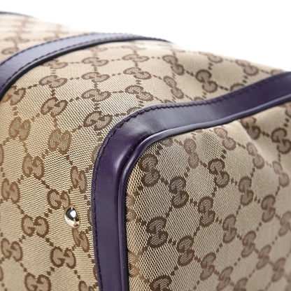Gucci Monogram Medium Joy Boston Purple 10 of 12