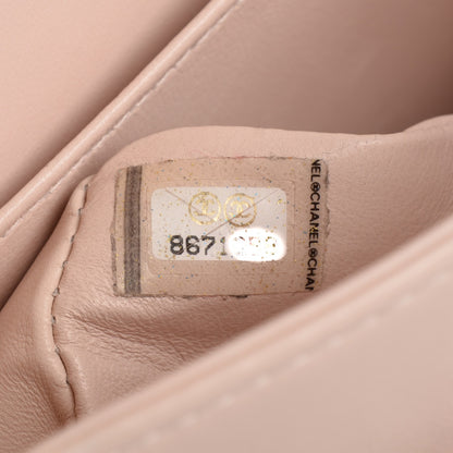 Chanel Tweed Medium Double Flap Black Pink 8 of 8