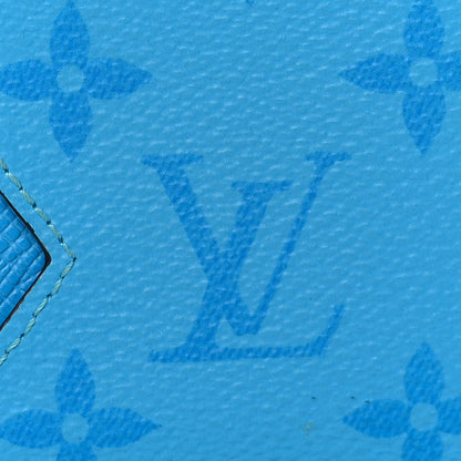 Louis Vuitton Taigarama Coin Card Holder Blue Lagoon 9 of 10