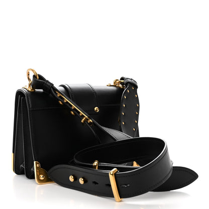 Prada City Calf Saffiano Cahier Bag Black 3 of 9