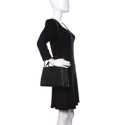 Louis Vuitton Taurillon Capucines BB Matte Black 2 of 14