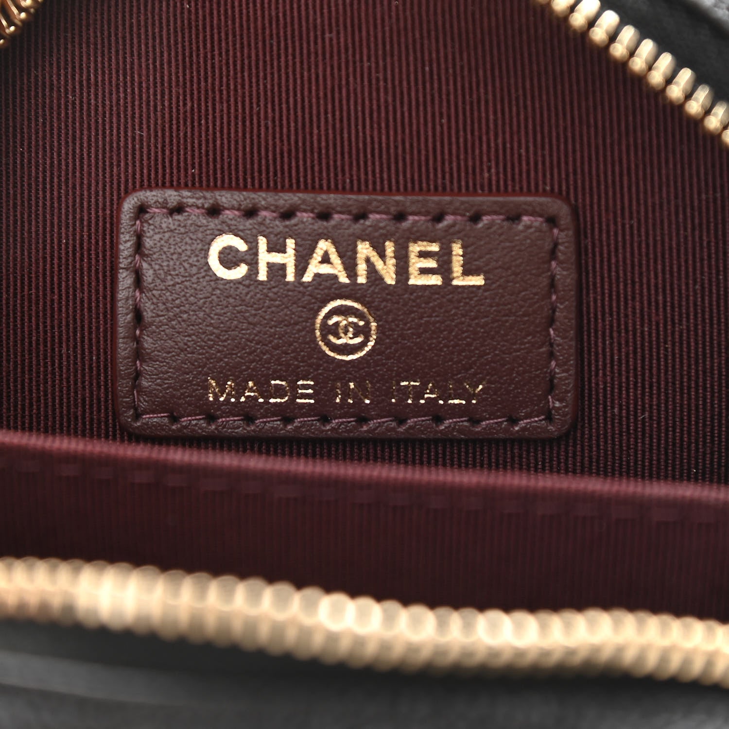 Chanel Caviar Quilted Phone Holder Wallet On Chain WOC Black 5 of 8