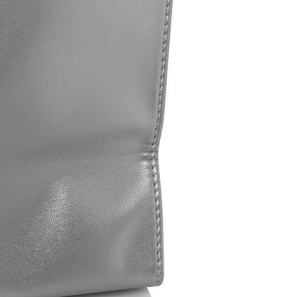 Telfar Metallic Vegan Leather Medium Shopping Bag Silver 11 of 11