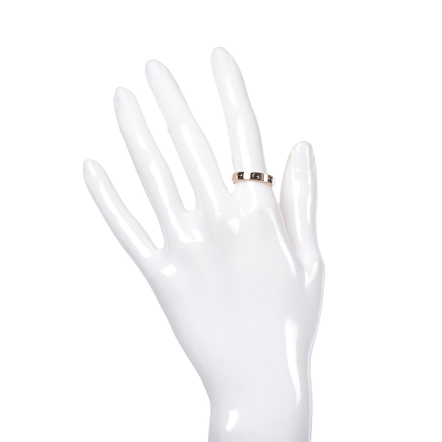 Cartier 18K Pink Gold 3.5mm LOVE Wedding Band Ring 54 6.75 2 of 5