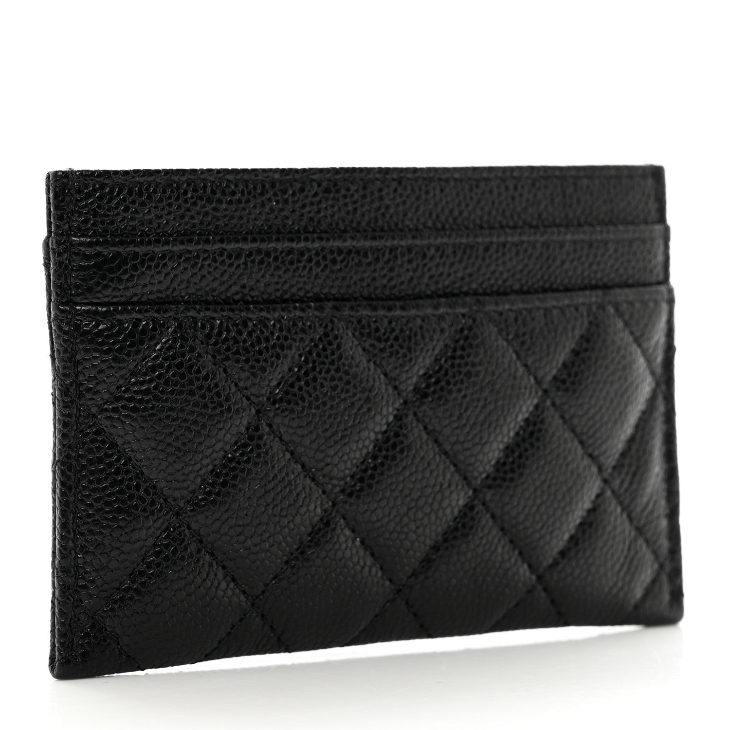 Chanel Caviar Quilted Boy Card Holder Black 3 of 9