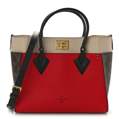 Louis Vuitton Calfskin Monogram On My Side Pirate Red 1 of 8