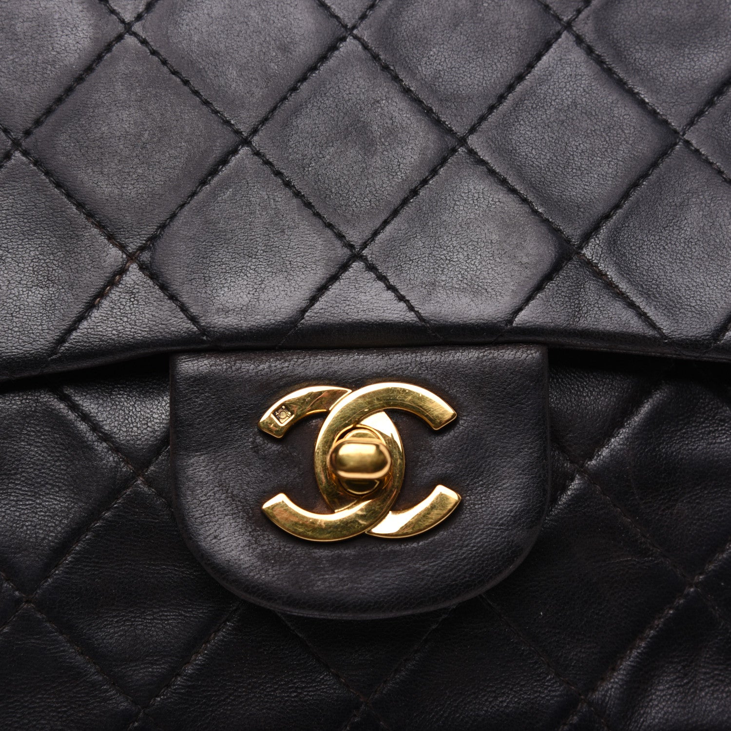 Chanel Lambskin Quilted Small Double Flap Black 20 of 24