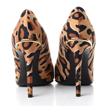 Louis Vuitton Silk Leopard Print Eyeline Pumps 36.5 7 of 11