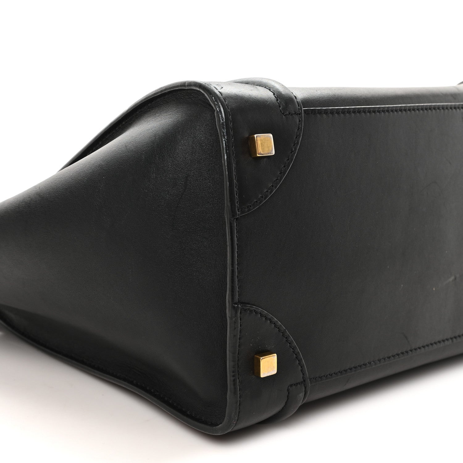 Celine Smooth Calfskin Mini Luggage Black 1847839 – FASHIONPHILE
