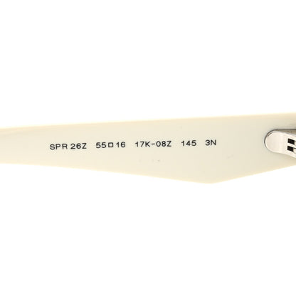 Prada Acetate Oval Sunglasses SPR 26Z White 6 of 8