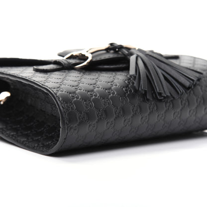 Gucci Microguccissima Mini Emily Shoulder Bag Black 6 of 13