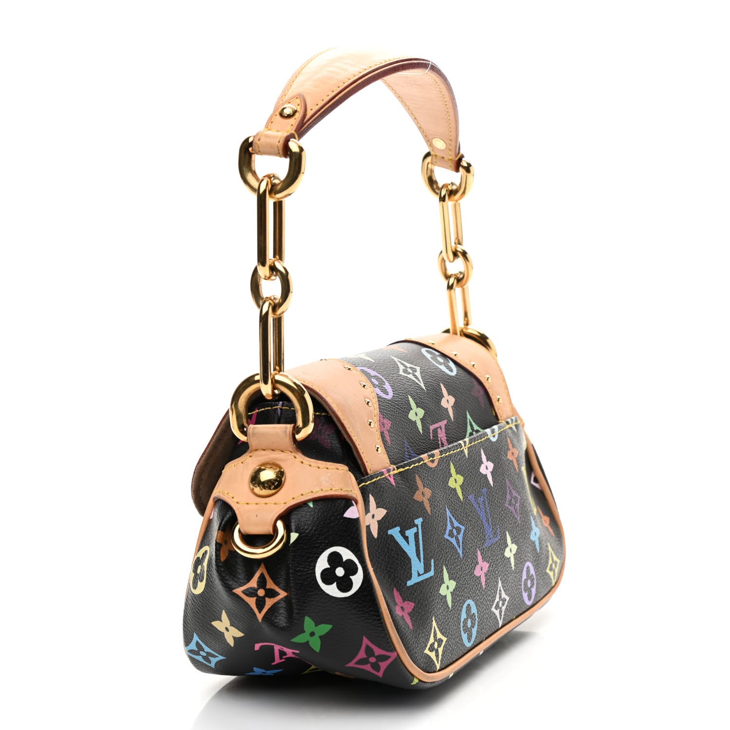 Louis Vuitton Monogram Multicolor Marilyn Black 3 of 8