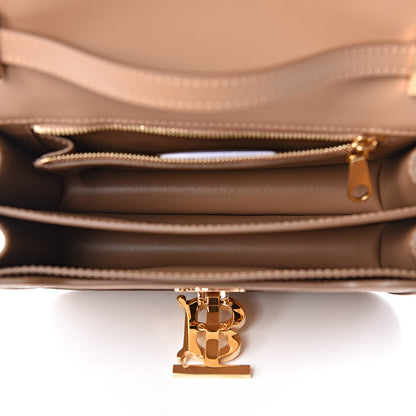 Burberry Calfskin Monogram Embossed Small TB Bag Light Camel 6 of 9