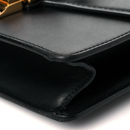 Gucci Calfskin Mini Sylvie Chain Shoulder Bag Black 11 of 13