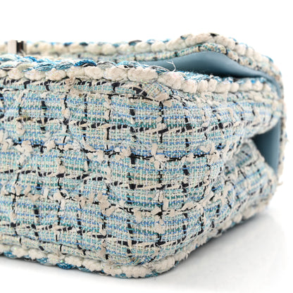 Chanel Tweed Braid Mini Flap Blue White Navy 10 of 12