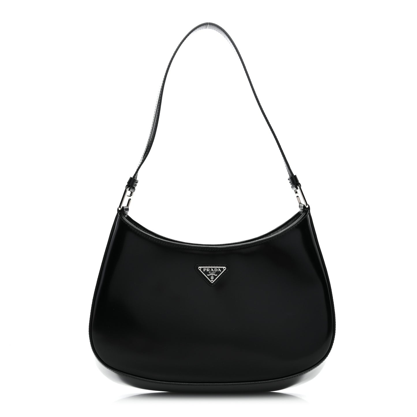 Spazzolato Cleo Shoulder Bag Black
