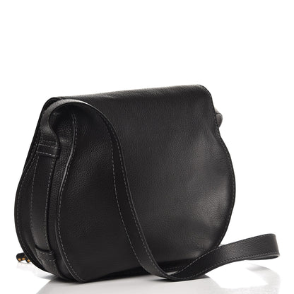 Chloe Calfskin Medium Marcie Round Crossbody Bag Black 3 of 8
