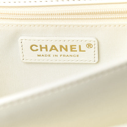 Chanel Iridescent Calfskin Smart Pocket Flap Bag White 8 of 11