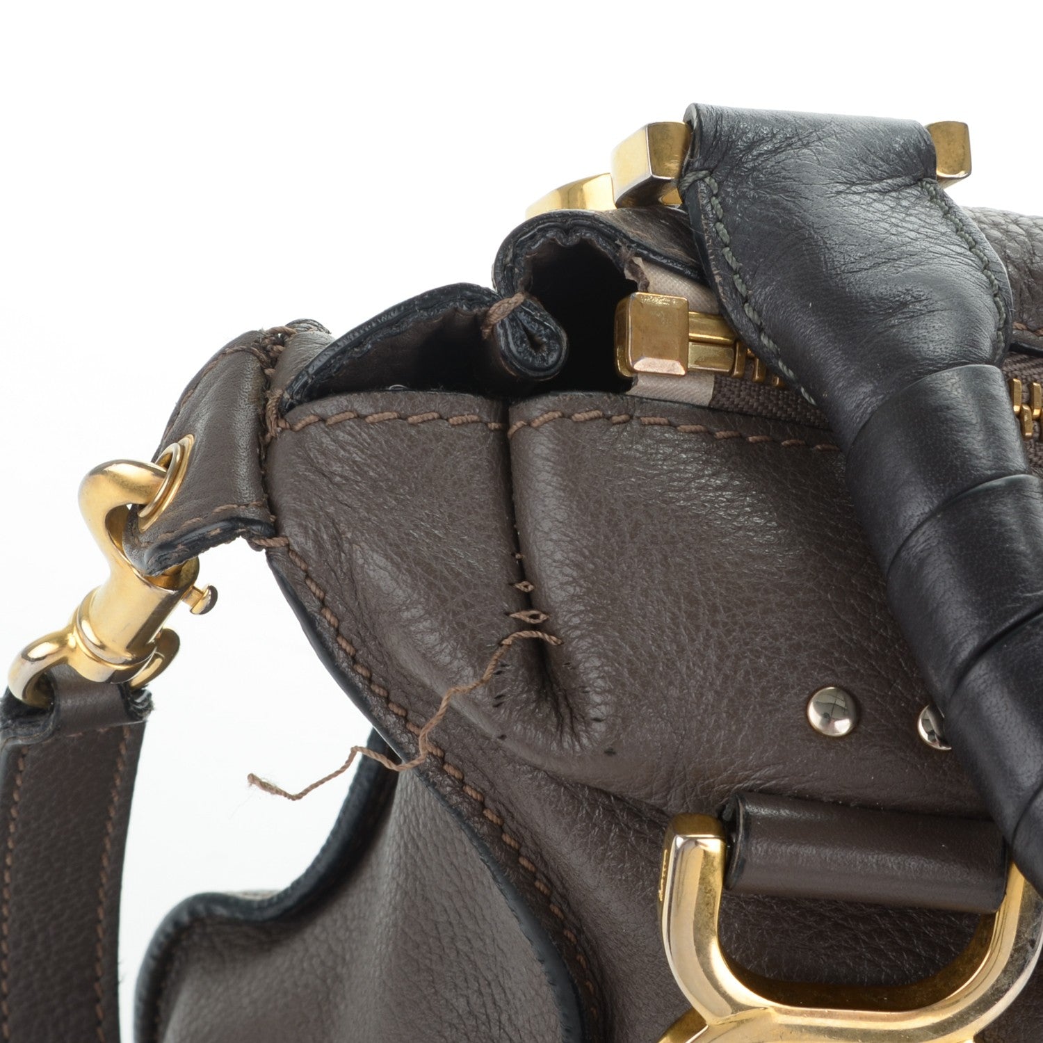 Chloe Calfskin Small Marcie Satchel Ash 6 of 9