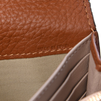 Chloe Calfskin Marcie Continental Flap Wallet Tan 7 of 9