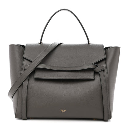 Celine Grained Calfskin Mini Belt Bag Grey 1 of 14