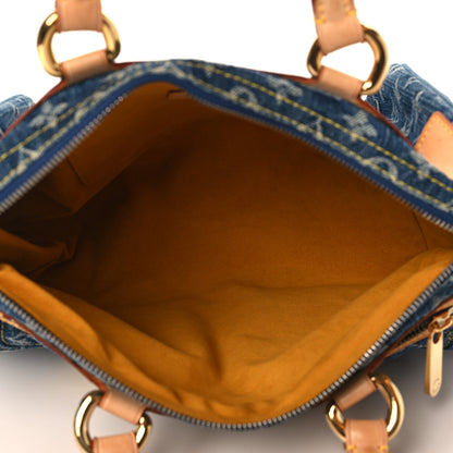 Louis Vuitton Monogram Denim Neo Speedy Blue 5 of 9