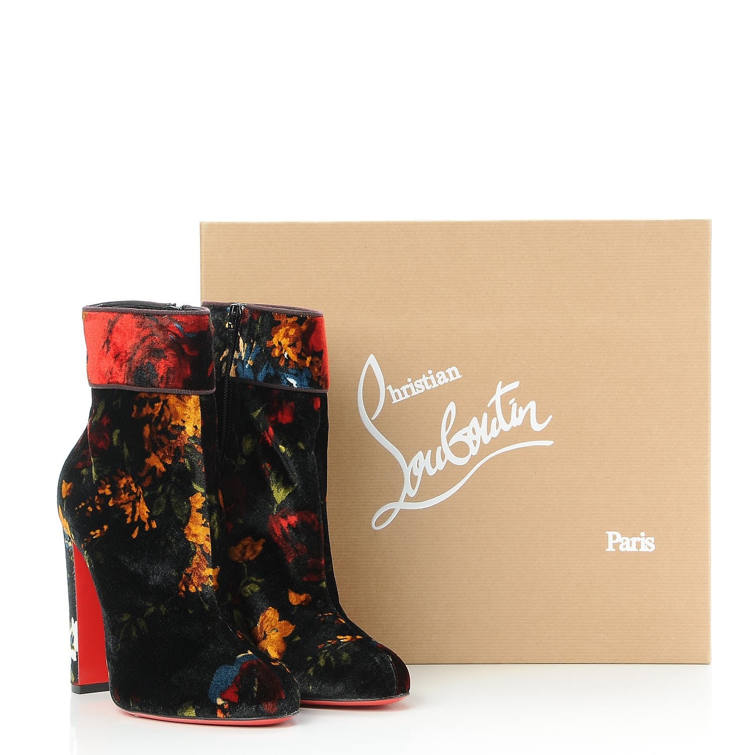 Christian Louboutin Veau Velours Moulamax 100 Booties 39 Black 10 of 10