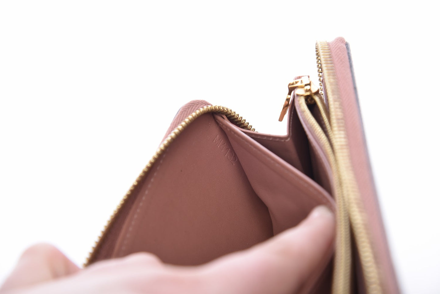 Vernis Zippy Wallet Rose Velours