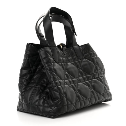 Christian Dior Calfskin Macrocannage Medium Toujours Black 4 of 13