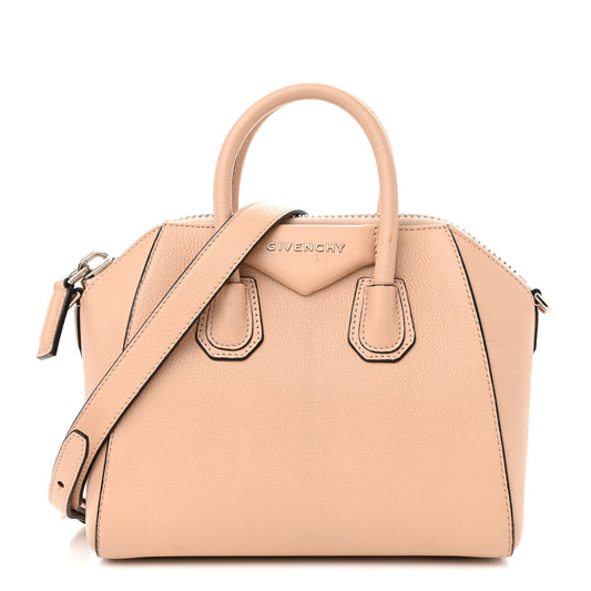 Sugar Goatskin Mini Antigona Powder