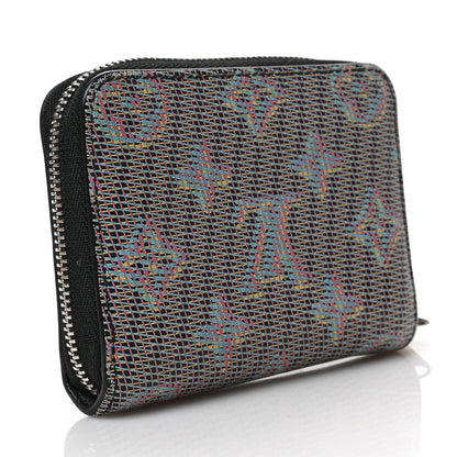Louis Vuitton Calfskin Monogram LV Pop Zippy Coin Purse Blue 3 of 6