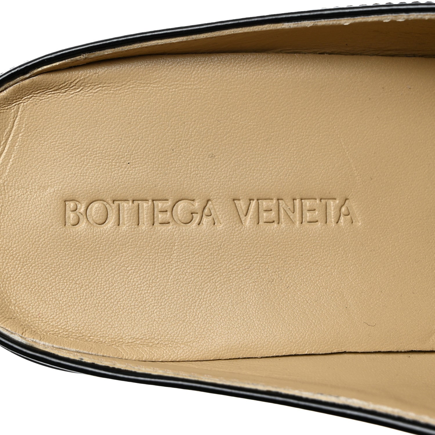 Bottega Veneta Glossy Calfskin Monsieur Loafers 39 Black 7 of 8