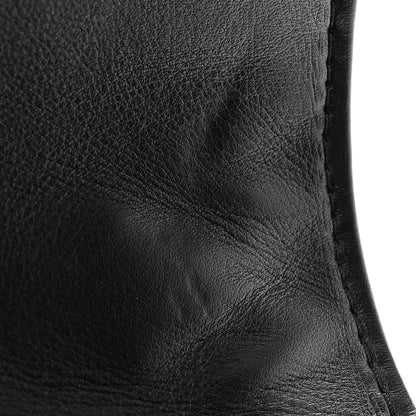 Chanel Calfskin Quilted Wild Stitch Large Top Handle Flap Black 15 of 16