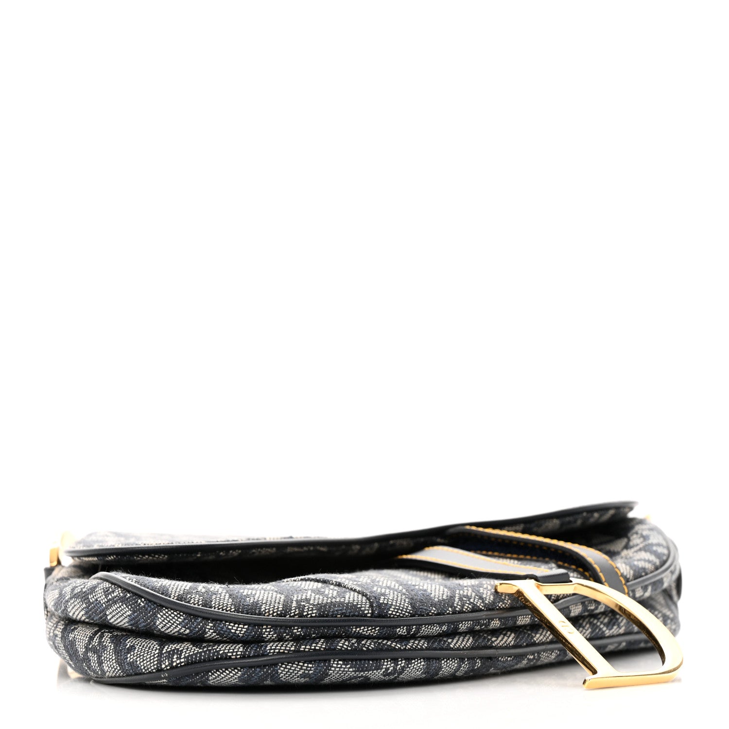 Christian Dior Monogram Saddle Bag Blue 4 of 17