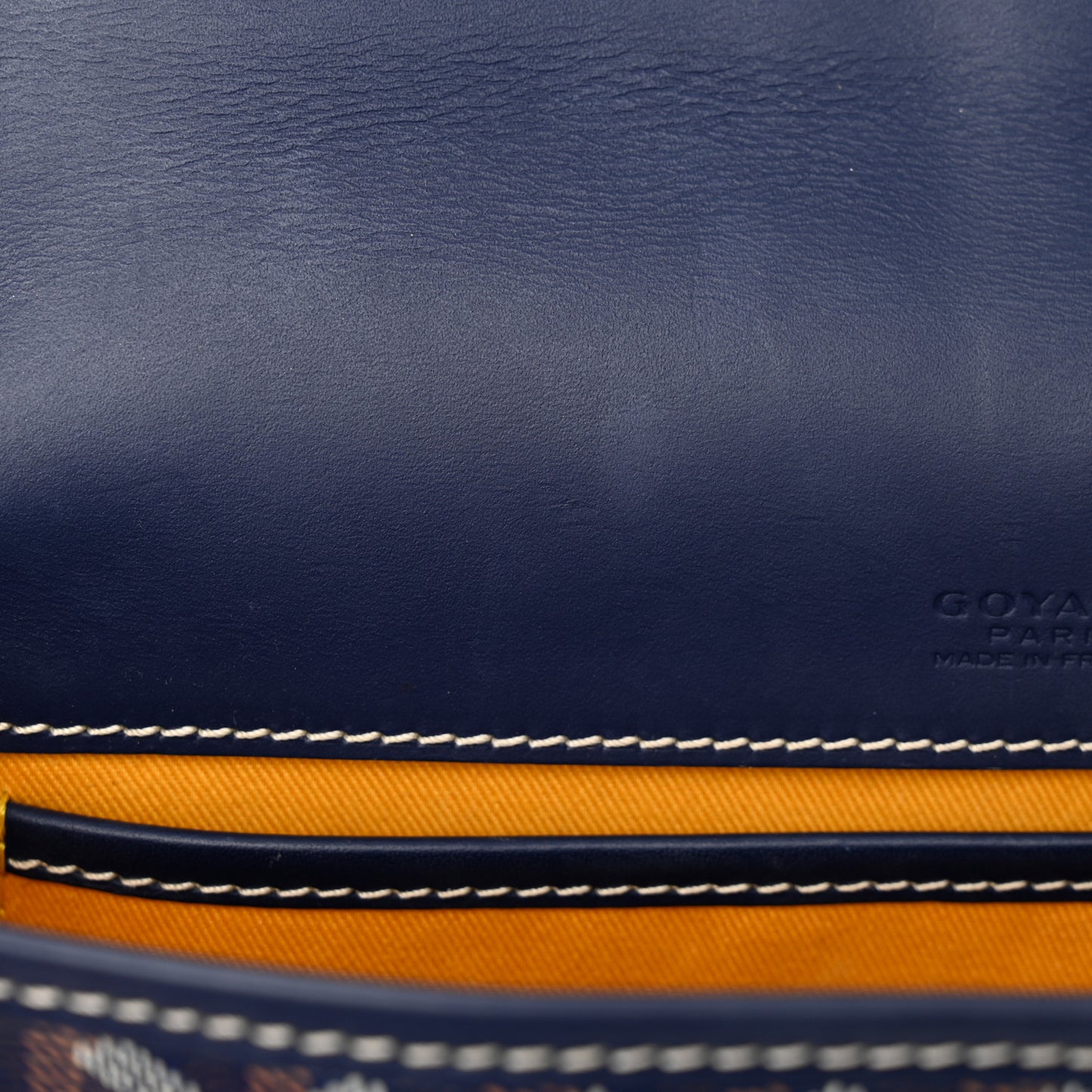 Goyardine Belvedere II PM Messenger Bag Navy