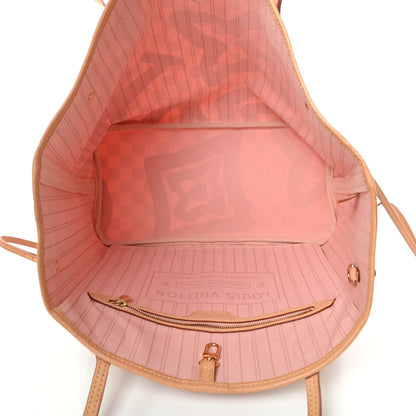 Louis Vuitton Damier Azur Tahitienne Neverfull MM 5 of 14