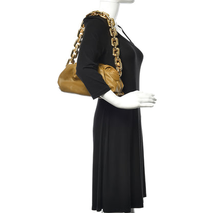 Bottega Veneta Calfskin The Pouch Chain Moutarde 2 of 14