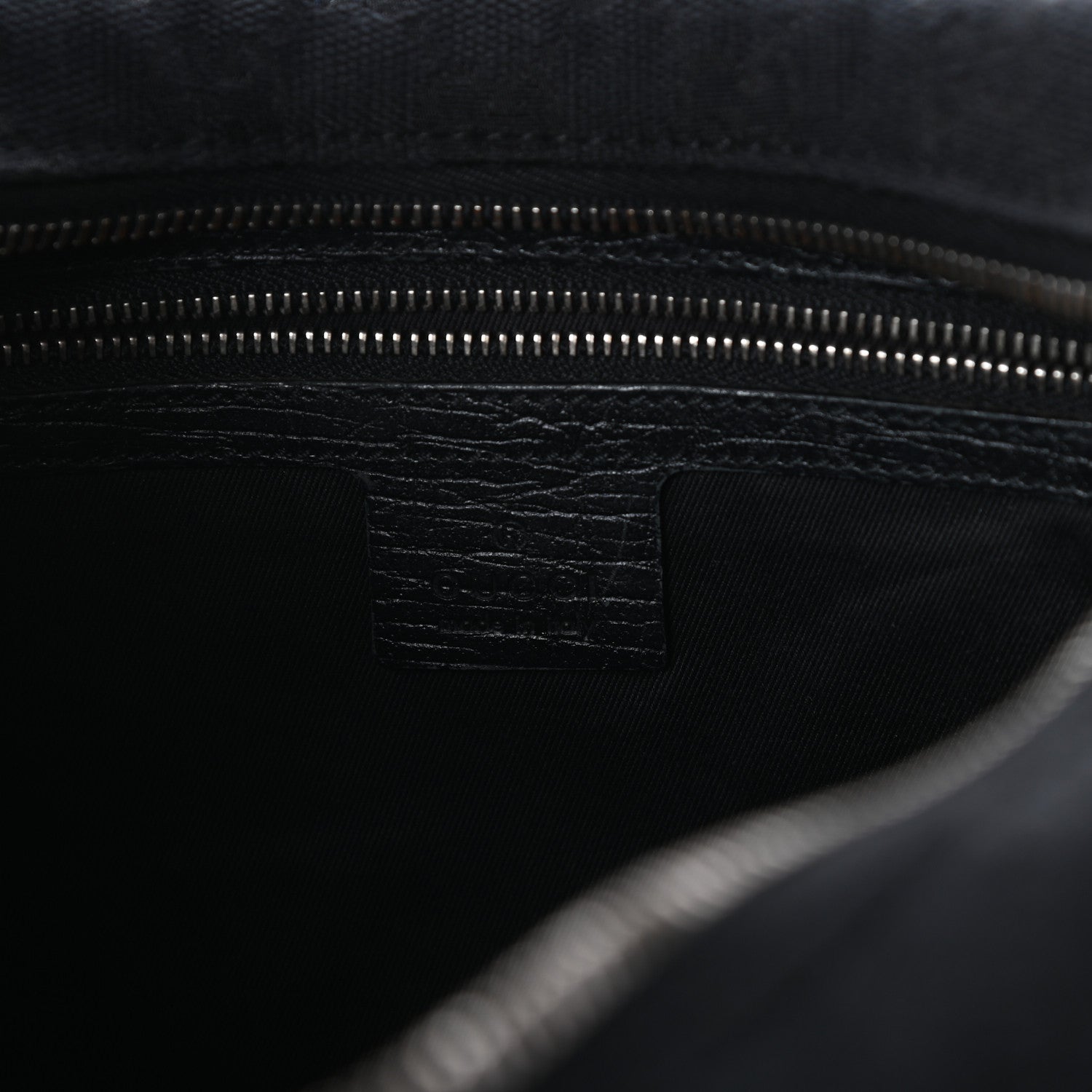 Gucci Monogram Medium Horsebit Chain Hobo Black 6 of 8