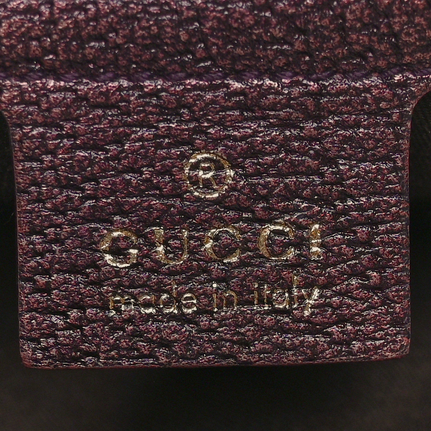 Gucci Monogram Bamboo Ring Hobo Aubergine 6 of 11