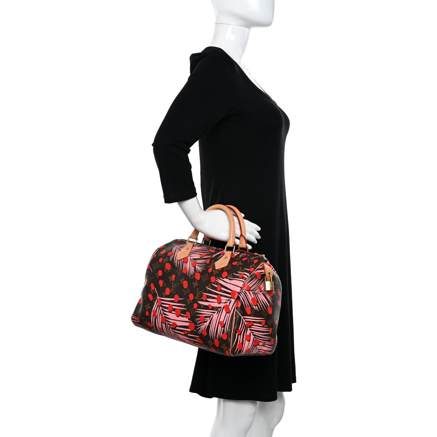Louis Vuitton Monogram Jungle Dots Speedy 30 Sugar Pink Poppy 2 of 14