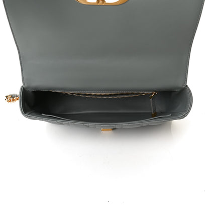 Christian Dior Lambskin Cannage Medium Caro Bag Grey 5 of 16