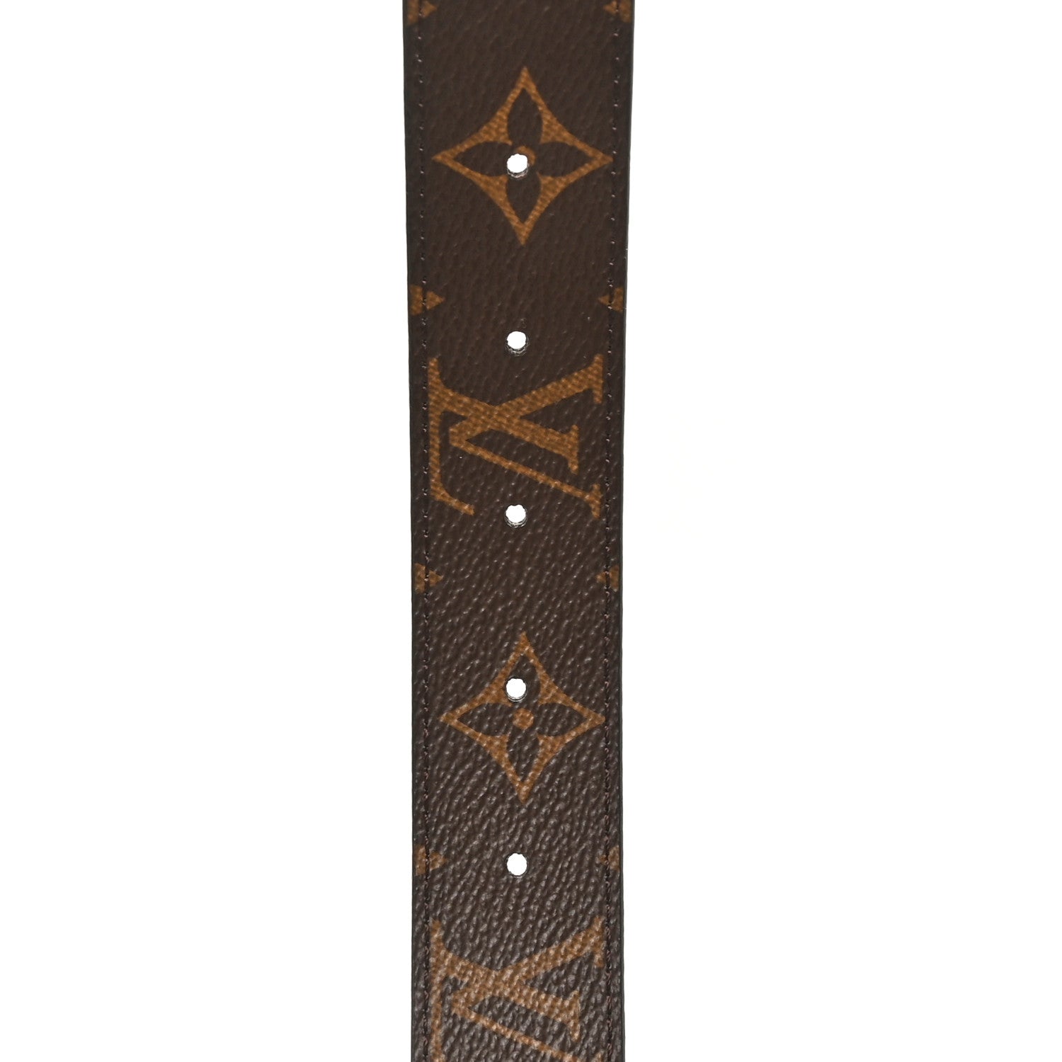 Louis Vuitton Calfskin Monogram 30mm LV Initiales Reversible Belt 80 32 Black 7 of 8