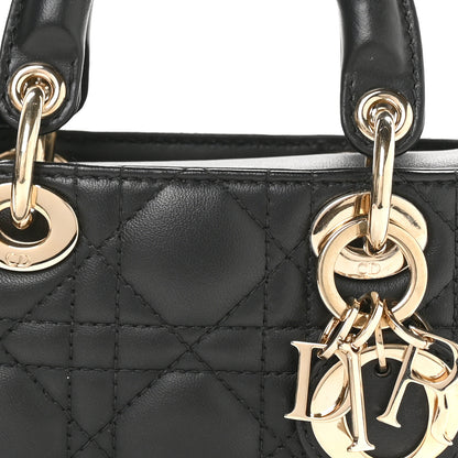 Christian Dior Lambskin Cannage Micro Lady D-Joy Black 8 of 11