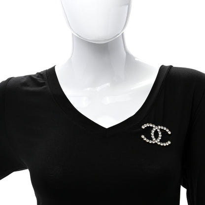 Chanel Metal Crystal City of Lights CC Brooch Gold 2 of 4